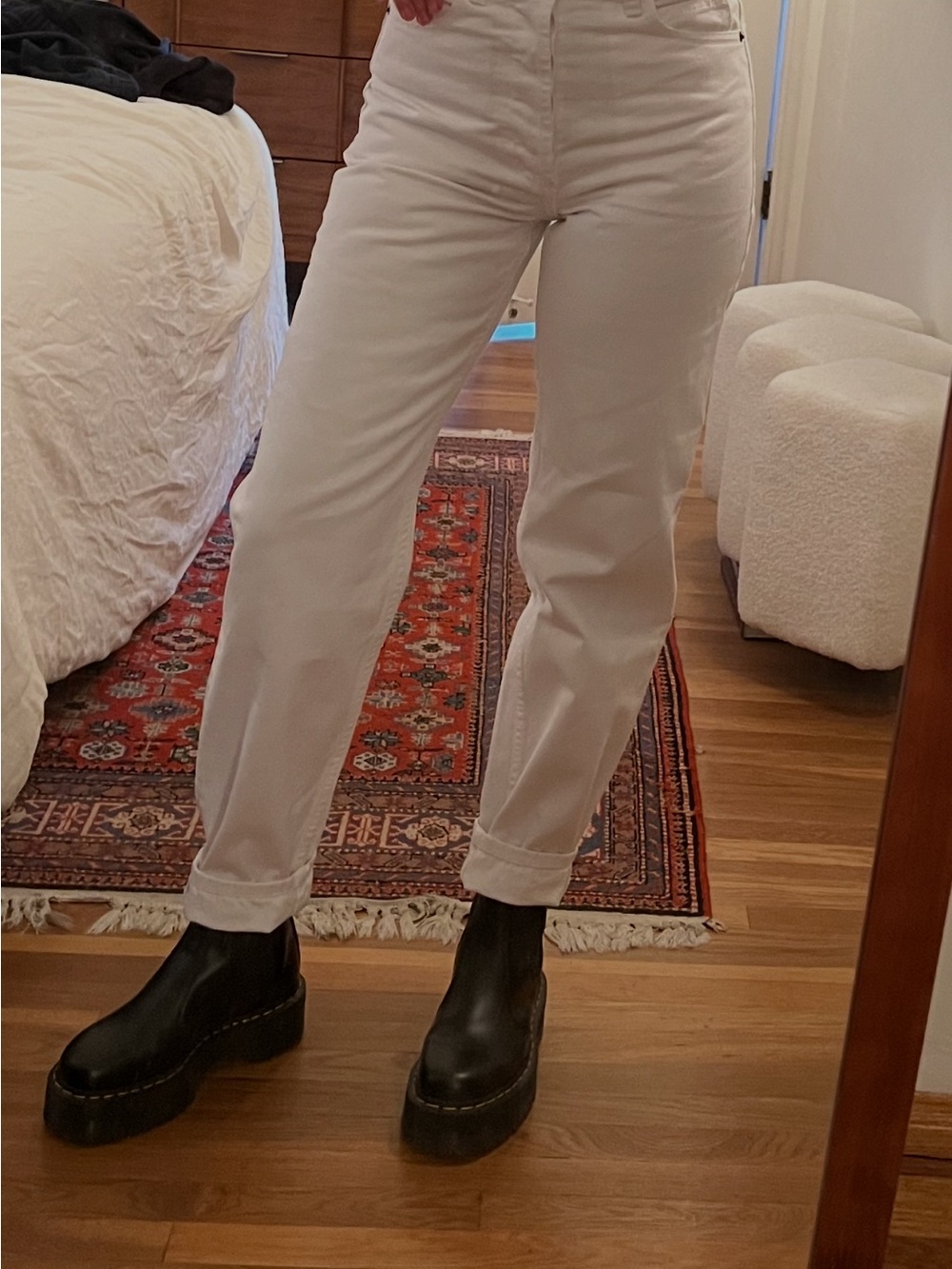 DÔEN Lady Jean in Optic White - Sz 25